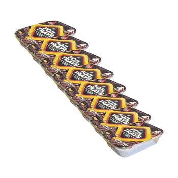 8x 4pc Braz Aluminium Foil Disposable Rectangle Trays W/ Lids 26x18x6cm Silver