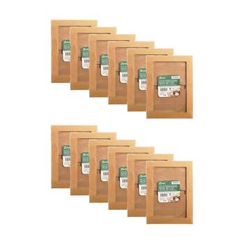 12PK Braz Earth Friendly Grazing Box W/ Transparent Window Lid Medium 35x25x8cm