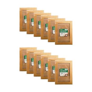 12PK Braz Earth Friendly Grazing Box W/ Transparent Window Lid Large 45x31x8cm