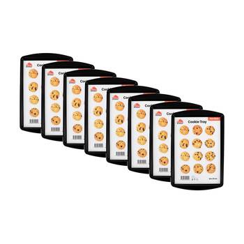 8PK Culinary Kitchen Non-Stick Rectangular Cookie Baking Pan Tray 38x25cm