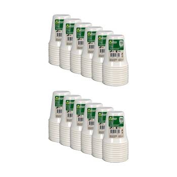 12x 10pc Braz Earth Friendly Disposable Cups Tableware Serveware 260ml