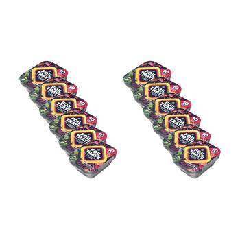 12x 10pc Braz Aluminium Foil Disposable Rectangle Trays W/ Lids 15x12x4cm Silver