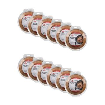 12x 20pc Braz Round Non-Stick Heat Resistant Air Fryer Liners 20x5cm