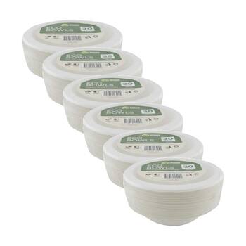 6x 30pc Braz Earth Friendly Disposable Bowls Tableware Serveware 480ml