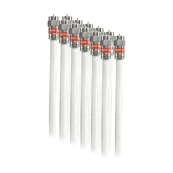 6PK Kingray 2M Rg6 Tri Shield Lead Foxtel Approved F31117 Coax Cable