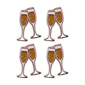 4PK Splosh Let's Celebrate Keepsake Pin 3y+ White Gold 3x1x2.5cm