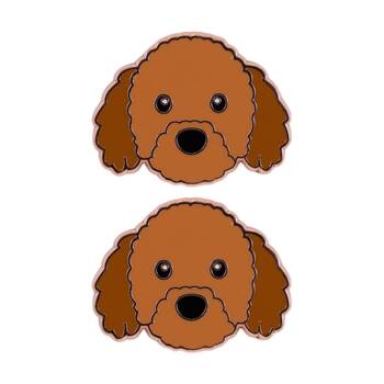 2PK Splosh Labradoodle Keepsake Pin Enamel 3y+ Rose Gold 3x1x2.5cm