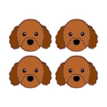 4PK Splosh Labradoodle Keepsake Pin Enamel 3y+ Rose Gold 3x1x2.5cm
