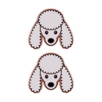 2PK Splosh Poodle Keepsake Pin Enamel Kids 3y+ Rose Gold 3x1x2.5cm