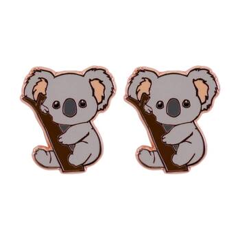 2PK Splosh Koala Hugs Keepsake Pin Enamel Kids 3y+ Rose Gold 3x1x2.5cm