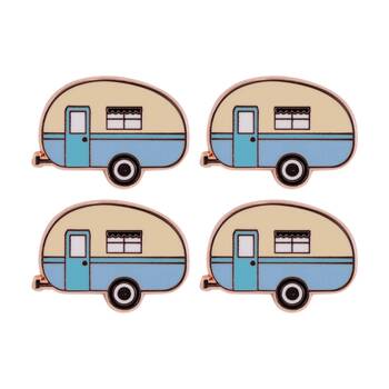 4PK Splosh Collecting Memories Keepsake Pin Enamel 3y+ Rose Gold 3x1x2.5cm