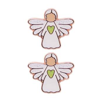 2PK Splosh Angel Of Healing Keepsake Pin Enamel 3y+ Rose Gold 3x3x0.5cm