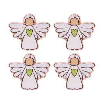 4PK Splosh Angel Of Healing Keepsake Pin Enamel 3y+ Rose Gold 3x3x0.5cm