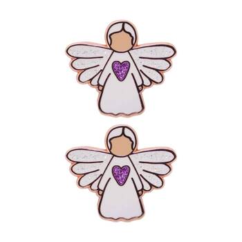 2PK Splosh Angel Of Prayer Keepsake Pin Enamel 3y+ Rose Gold 3x3x0.5cm