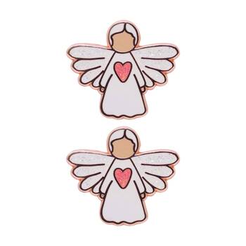 2PK Splosh Angel Of Guidance Keepsake Pin Enamel 3y+ Rose Gold 3x3x0.5cm