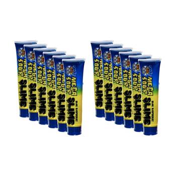 12PK TNT Mega Sour Slime 120ml Fruit Flavour Lollies/Gummies - Assorted