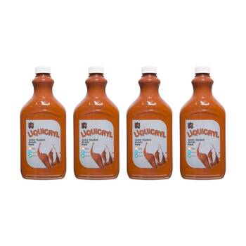 4PK Educational Colours Liquicryl Junior Student Acrylic Paint Burnt Sienna 2L
