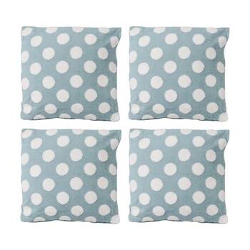 4PK LVD Spottie Blue Spots/Dots Decorative Home/Living Decor Cushion 43x43cm