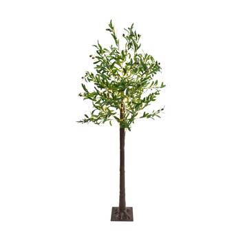 LVD Light-Up LED Artificial Olive Tree XL Home Decor 160-170cm Green