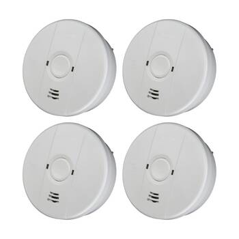 4PK Psa 240V Smoke Alarm With 9V Backup Advanced Sensor Photoelectric Detector