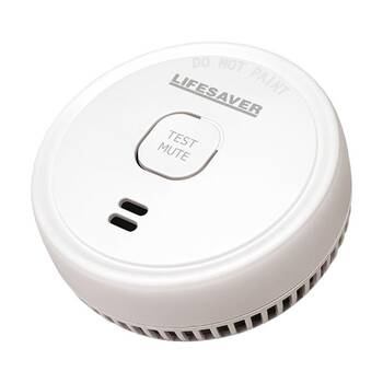 Psa 9V Photoelectric Smoke Alarm With Hush / Mute Detector Low Profile