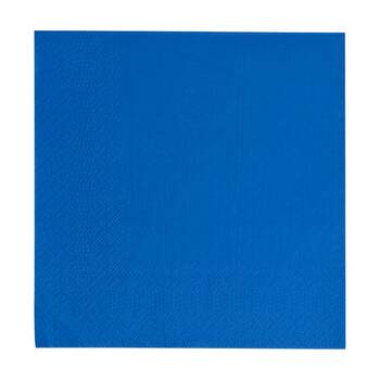 24x 50pc Partyware Lunch Naxins Set 2 Ply 330x330mm Tableware Blue