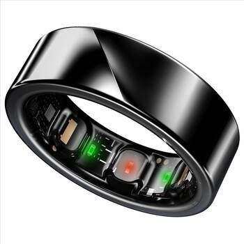 Luna Smart Ring Gen 2 Health Sleep Tracker Titanium Midnight Black