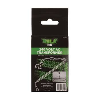 Hulk 4X4 240 Volt AC To 12V 3A Transformer Power Adapter Black
