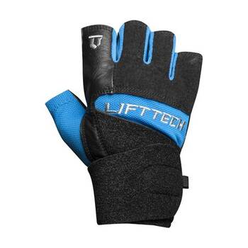 Lift-Tech Elite Heavy Lifting Gloves Leather Palm Wrap W/ Thumb Protection XXL