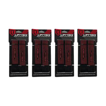 4x 2pc Lift-Tech Neo-Tech Padded Cotton Wrist Support Lifting Straps Dot 21.5in