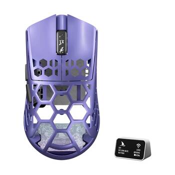 Darmoshark M2 Pro Daero Trio-Mode Full Magnesium Alloy 8K Gaming Mouse Purple
