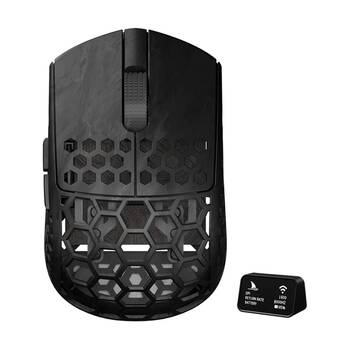 Darmoshark M5 Air MP Fish Head Trio-Mode Carbon Fiber 8K Gaming Mouse 1.5M Black