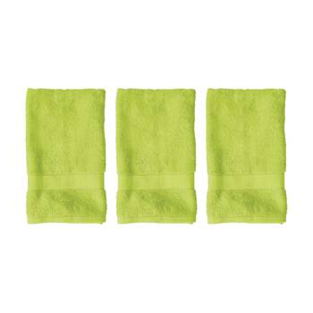 3PK Regal Soft Cotton Absorbent Bath Towel Bathroom Accessory 68x137cm Lime