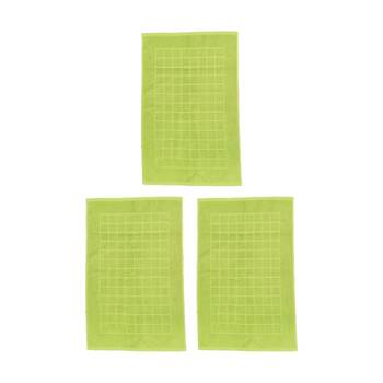 3PK Regal Non Slip Bath Mat Bathroom Floor Accessory Home Decor Lime