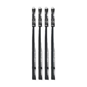 4PK Braz Adjustable Curtain Rod W/ Mounting Brackets 80-300cm Assorted