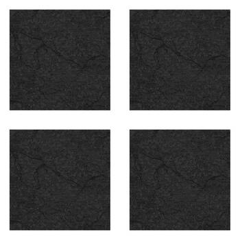 4PK Braz Blockout Room Hanging Curtain Home Decor 137x213cm Monterey Black
