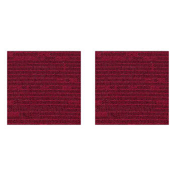 2PK Braz Blockout Room Hanging Curtain Home Decor 137x213cm Miami Burgundy