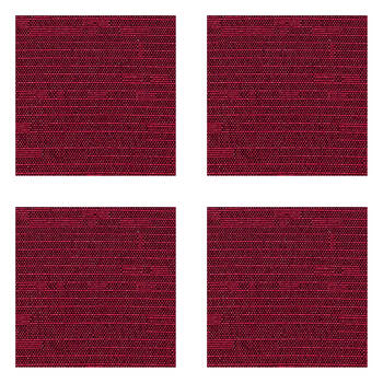 4PK Braz Blockout Room Hanging Curtain Home Decor 137x213cm Miami Burgundy