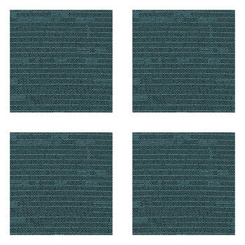 4PK Braz Blockout Room Hanging Curtain Home Decor 137x213cm Miami Denim