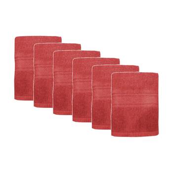 6PK Capri Soft Absorbent Bath Towel Bathroom Accessory 70x140cm Hibiscu