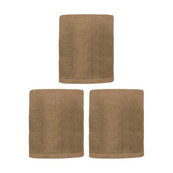 3PK Capri Non Slip Bath Mat Bathroom Floor Accessory Home Decor 45x75cm Sand