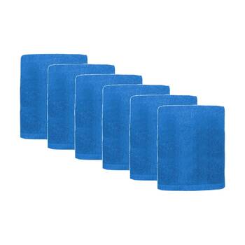 6PK Capri Non Slip Bath Mat Bathroom Floor Accessory Home Decor 45x75cm Denim