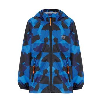 Mac In A Sac Kids Mini Edition 2 Packable Jacket Waterproof Blue Camo