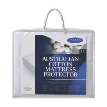 Jason Mattress Protector Australian Cotton Percale Cover 200GSM Single