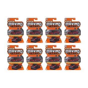 8PK All Brands Toys Matchbox Moving Parts Mini Toy Vehicles Assorted 3y+