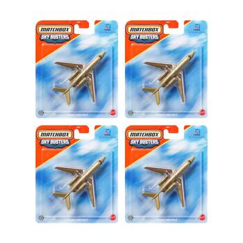 4PK All Brands Toys Matchbox Skybusters Kids Toy Aircraft Assorted 3y+