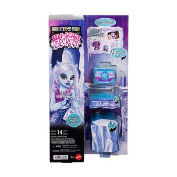 14pc Monster High Self-Scare Secrets Abbey Doll Set 4y+ W/ Accessories