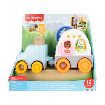 Fisher Price Friendship Forest Pull Along Camper Baby/Toddler Activity Toy 12m+