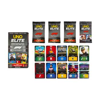 UNO Core Edition Starter Pack Formula 1 Elite Family Card Game 2-5 Players 7y+
