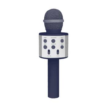 Laser Karaoke Microphone Built-In Speaker USB Rechargeable Future Dusk